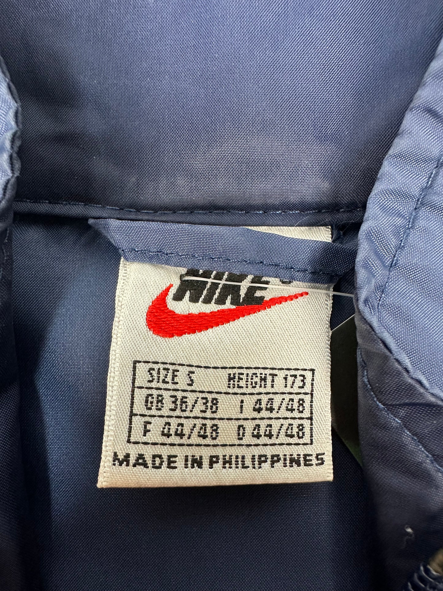 Vintage Nike trackjacket blau L