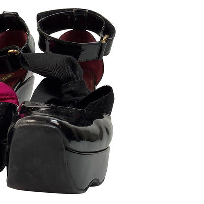 Vintage Louis Vuitton Heels schwarz Gr. 37,5