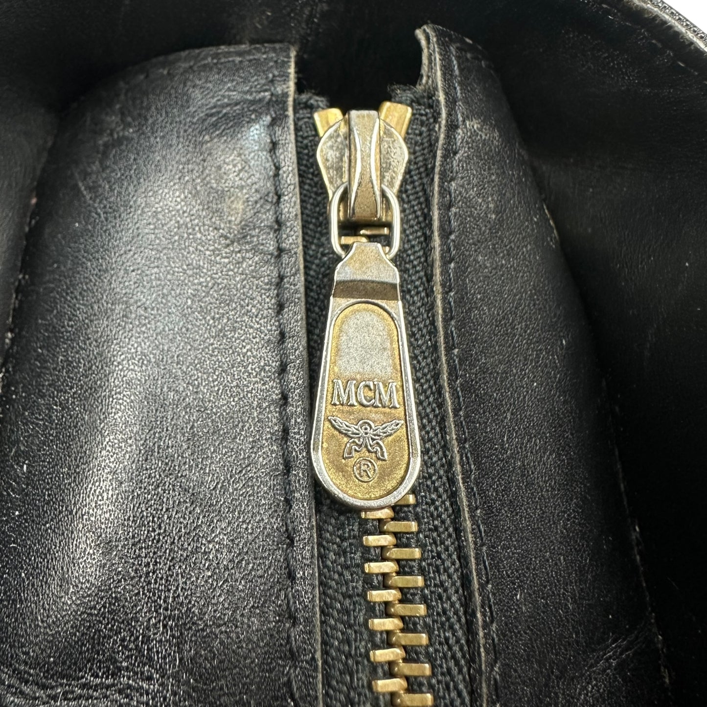 Vintage MCM Handtasche schwarz / gold