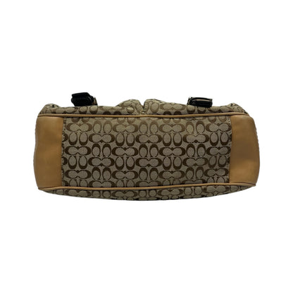 Coach Signature Messenger Umhängetasche beige/braun