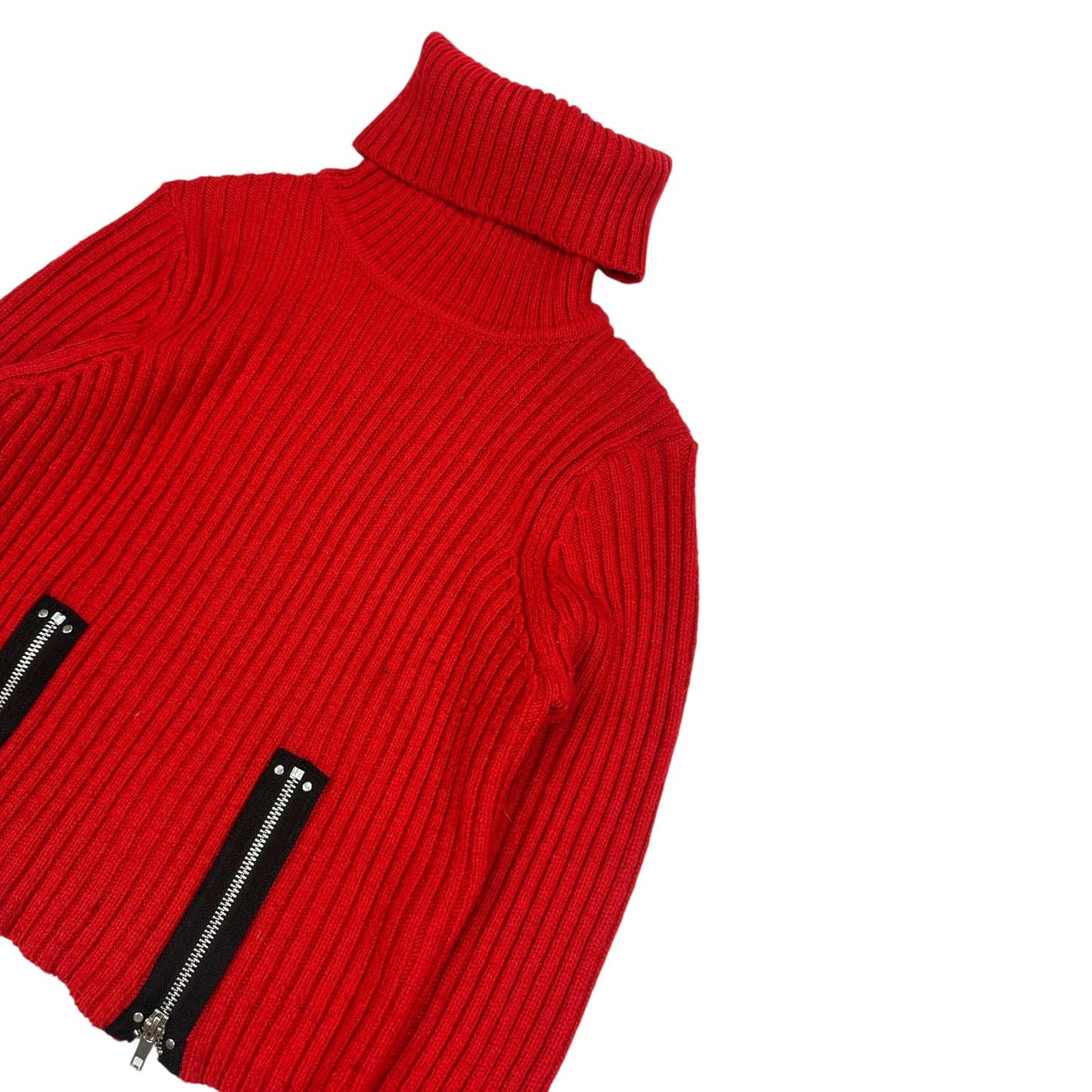 Vintage Jean Paul Gaultier Pullover Rot XS