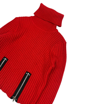 Vintage Jean Paul Gaultier Pullover Rot XS