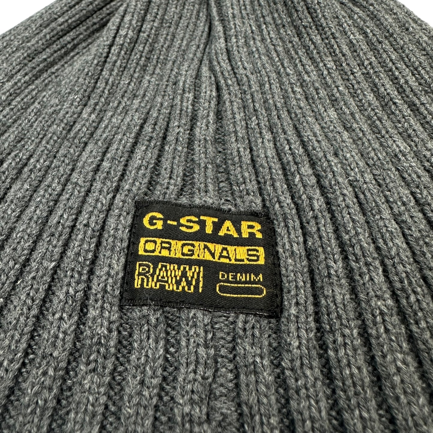 Vintage G-Star Beanie grau