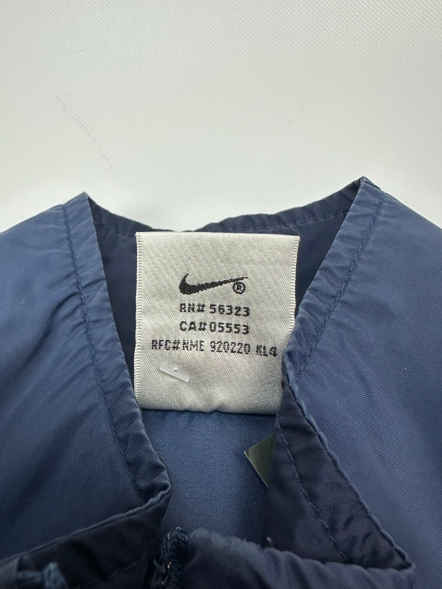 Vintage Nike trackjacket blau L