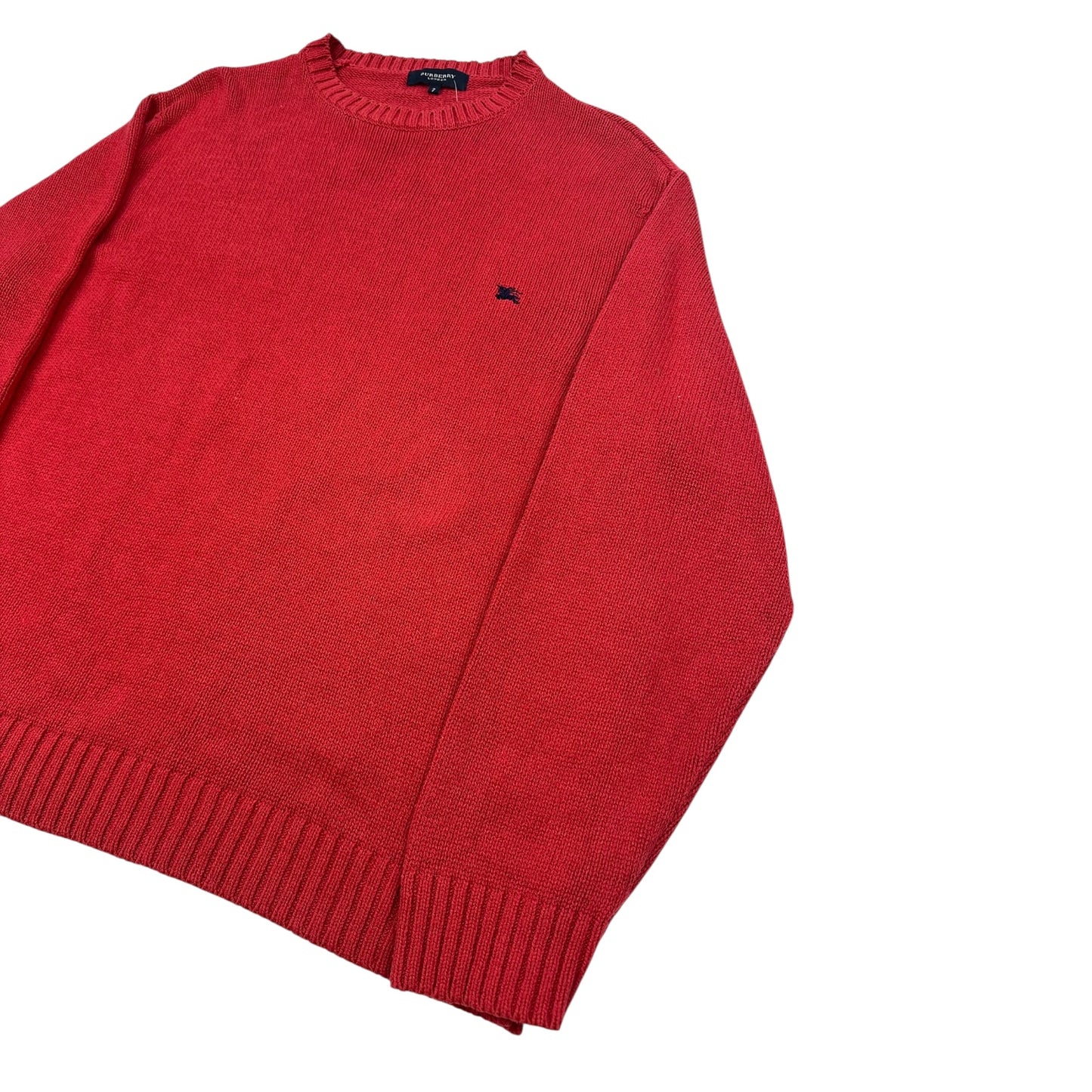 Vintage Burberry Pullovet rot 7/XL