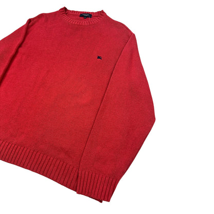 Vintage Burberry Pullovet rot 7/XL
