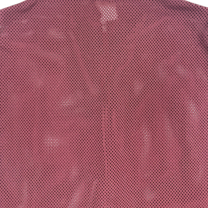 Vintage Prada Mesh Weste rot L