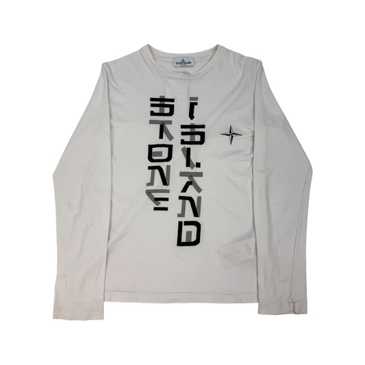 Stone Island Longsleeve weiß Gr. 12A