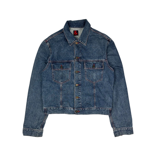 Vintage Dolce & Gabbana Jeans Jacke blau
