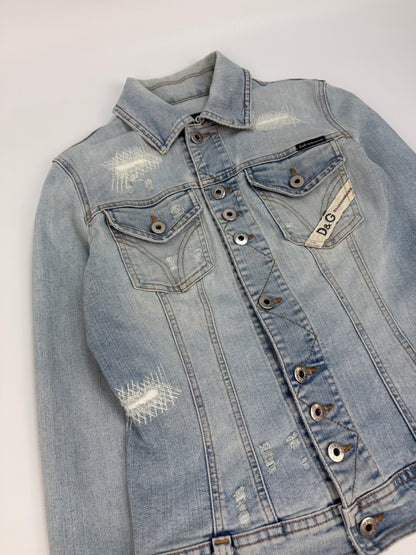 Vintage Dolce & Gabbana Jeansjacke hellblau Gr. S