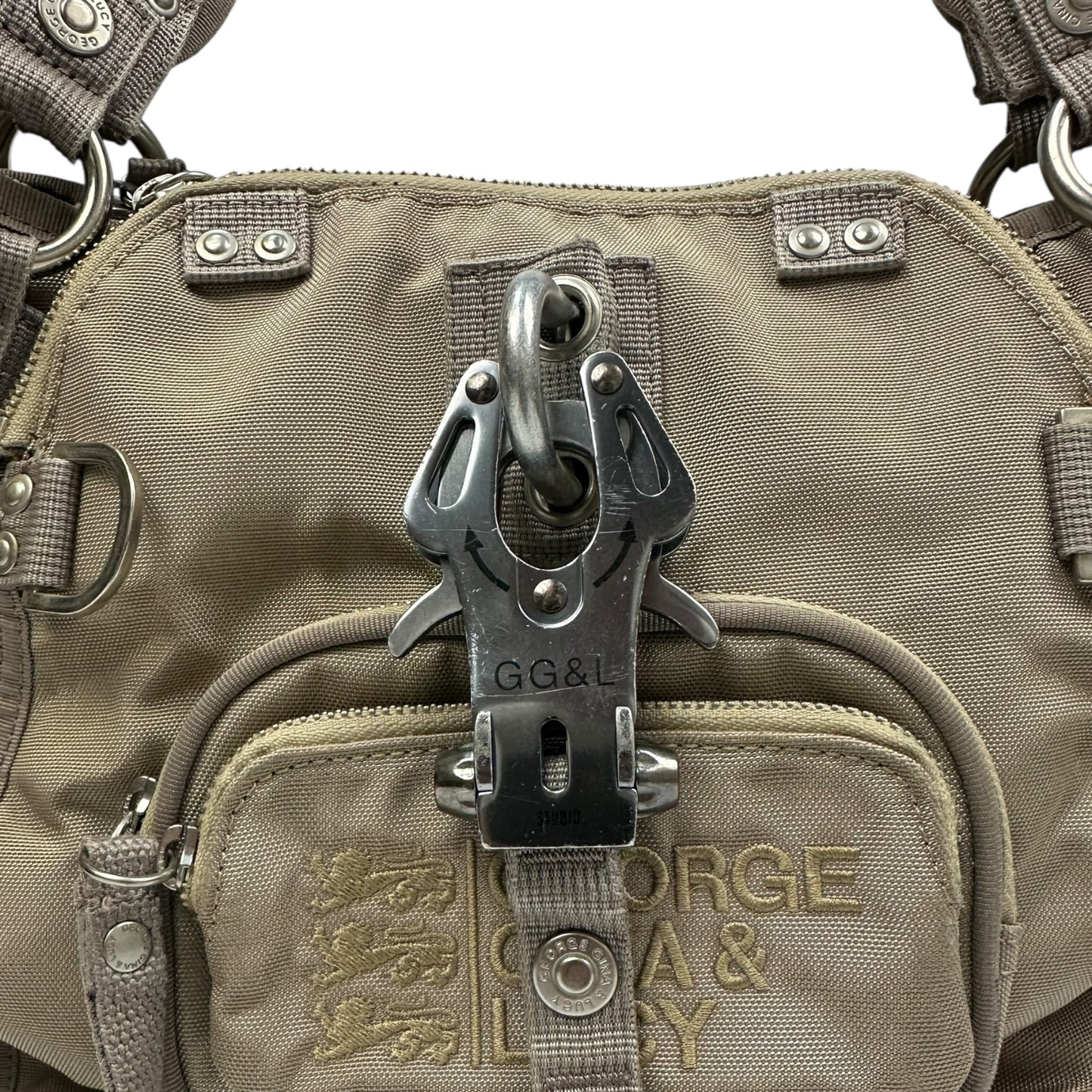 Vintage GG&L Handtasche beige