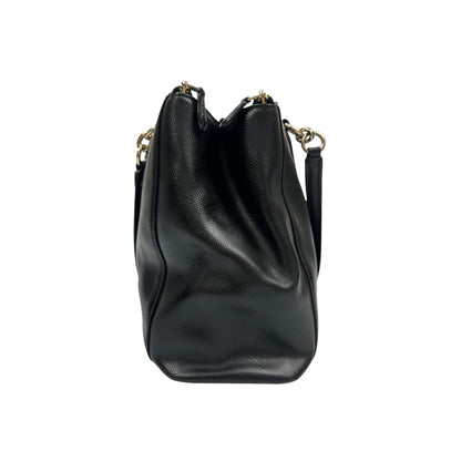 Coach Handtasche schwarz / gold