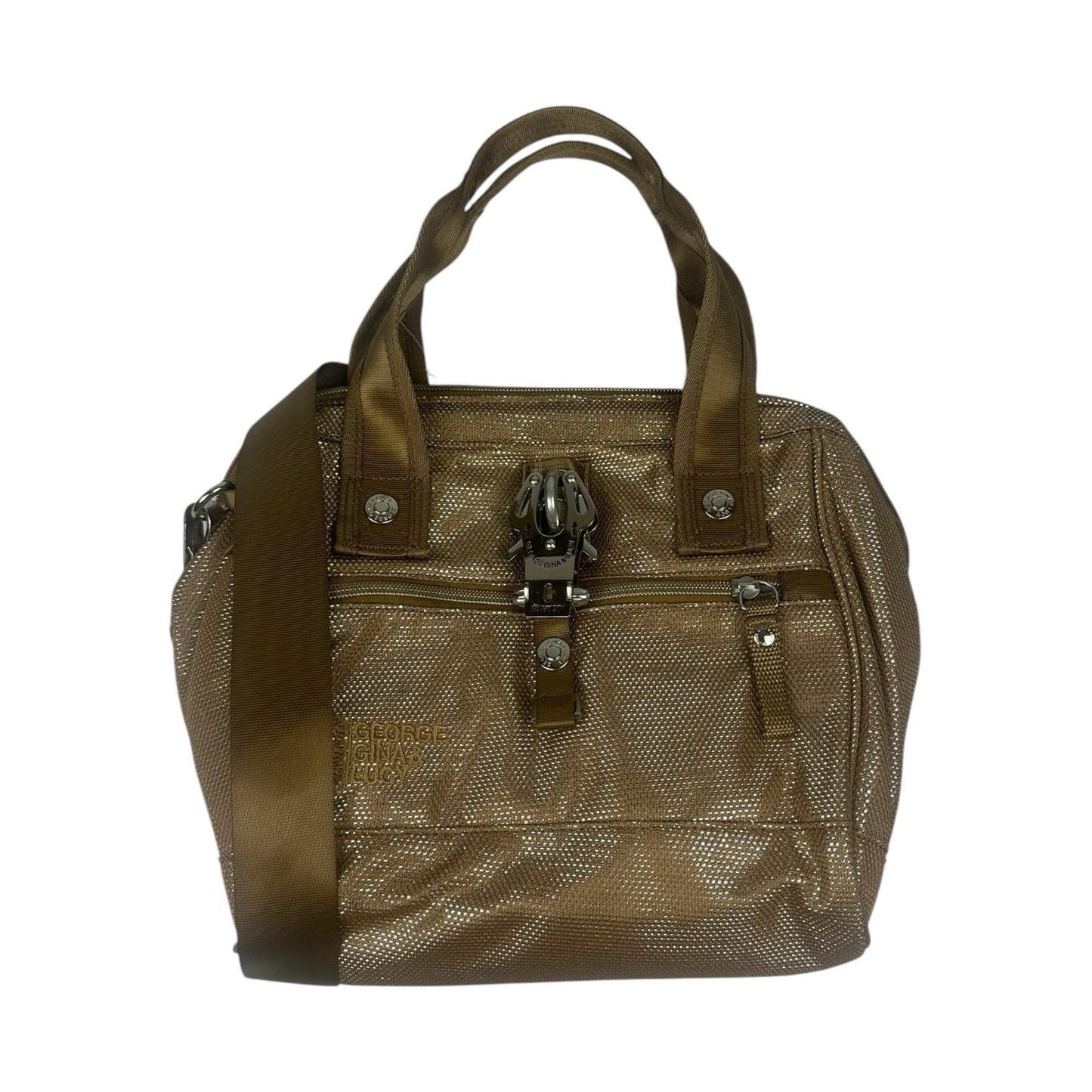 Vintage GG&L Hand- Umhängetasche gold