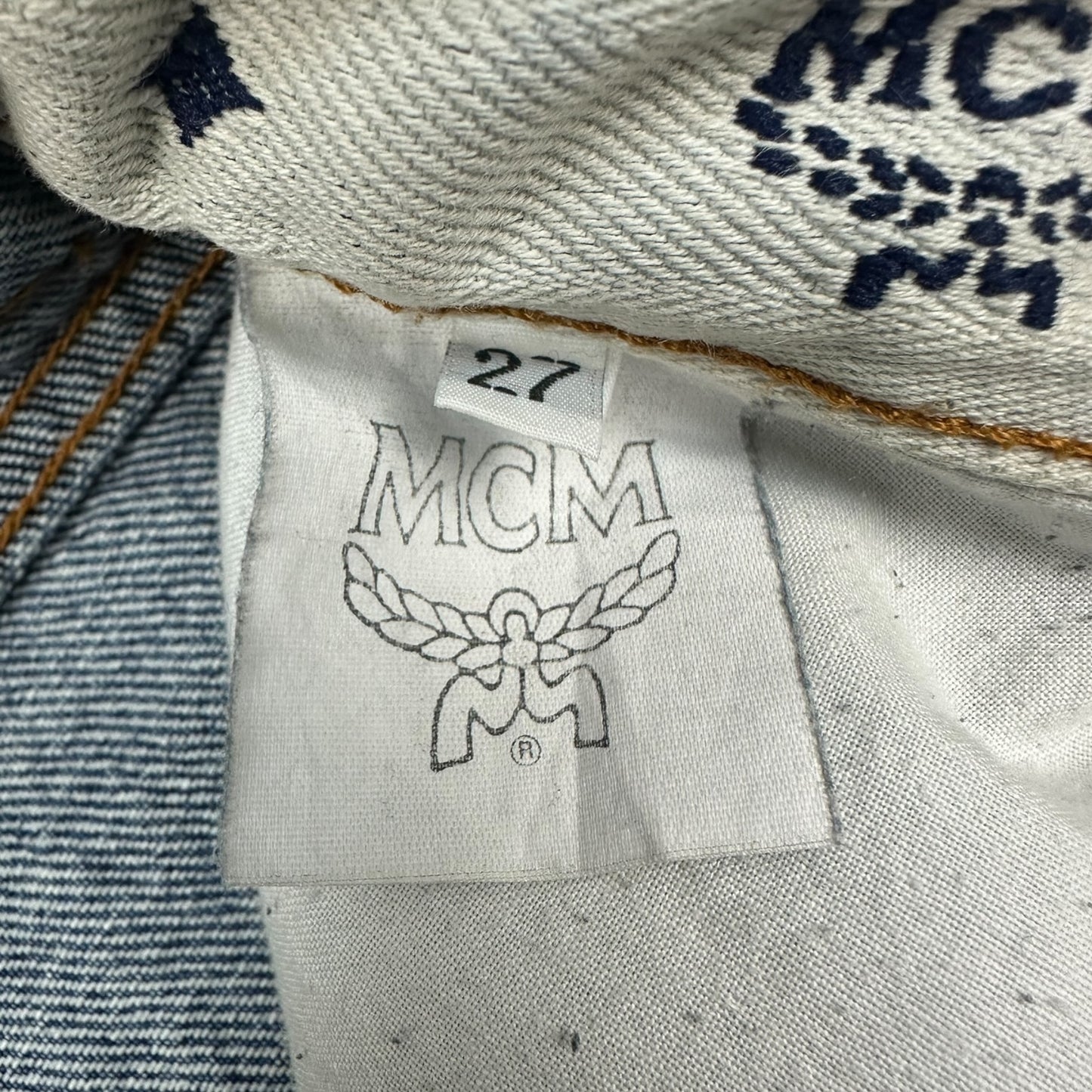 Vintage MCM Hot pants blau 27