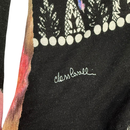 Vintage Class Cavalli Set ( Rock & Top) schwarz / bunt Gr. M
