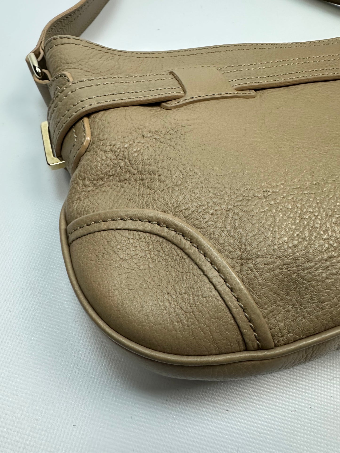 Vintage Burberry Soulder Bag beige/gold