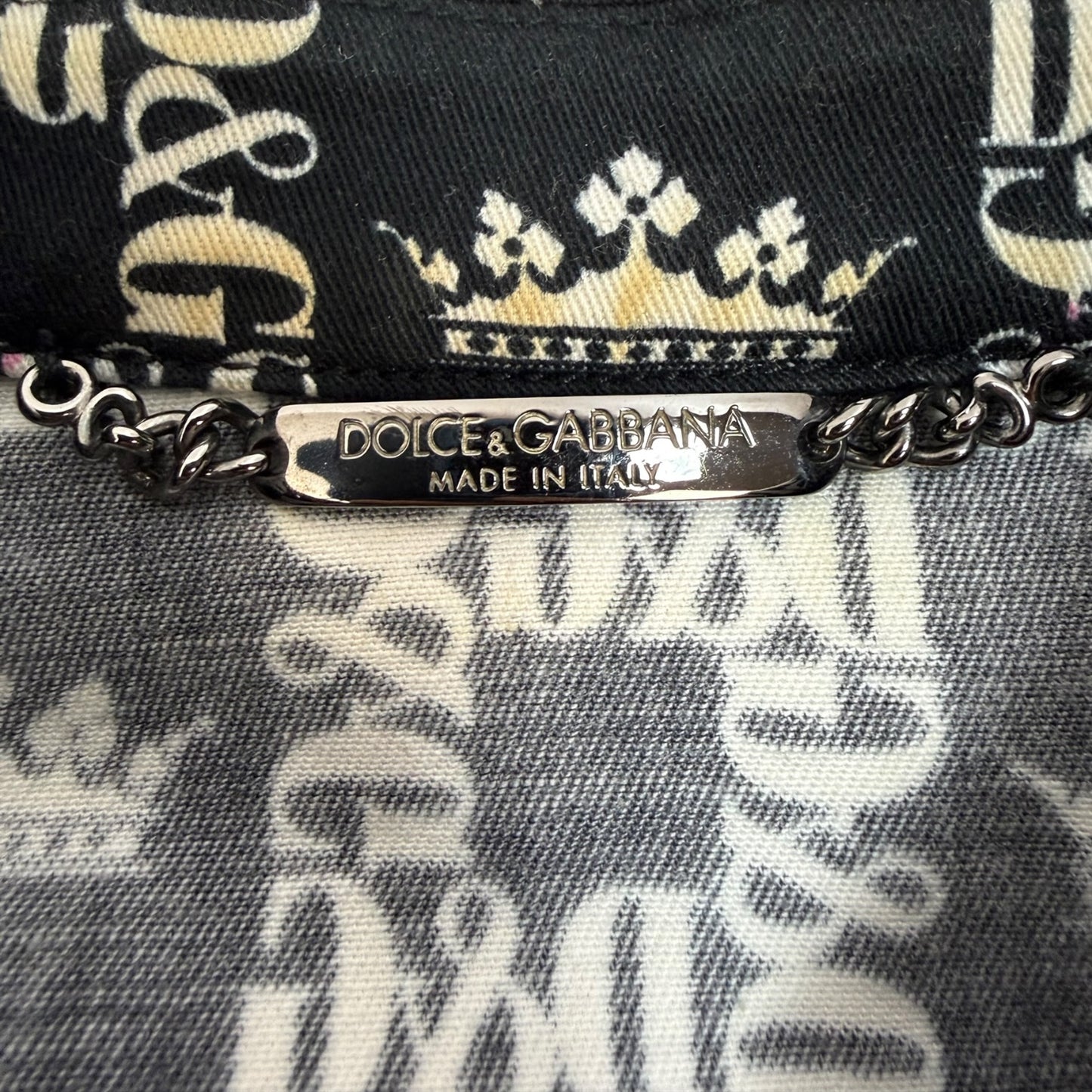Dolce & Gabbana Jacke schwarz / weiß Gr. 50