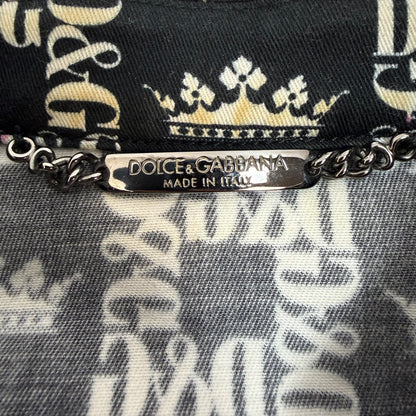 Dolce & Gabbana Jacke schwarz / weiß Gr. 50