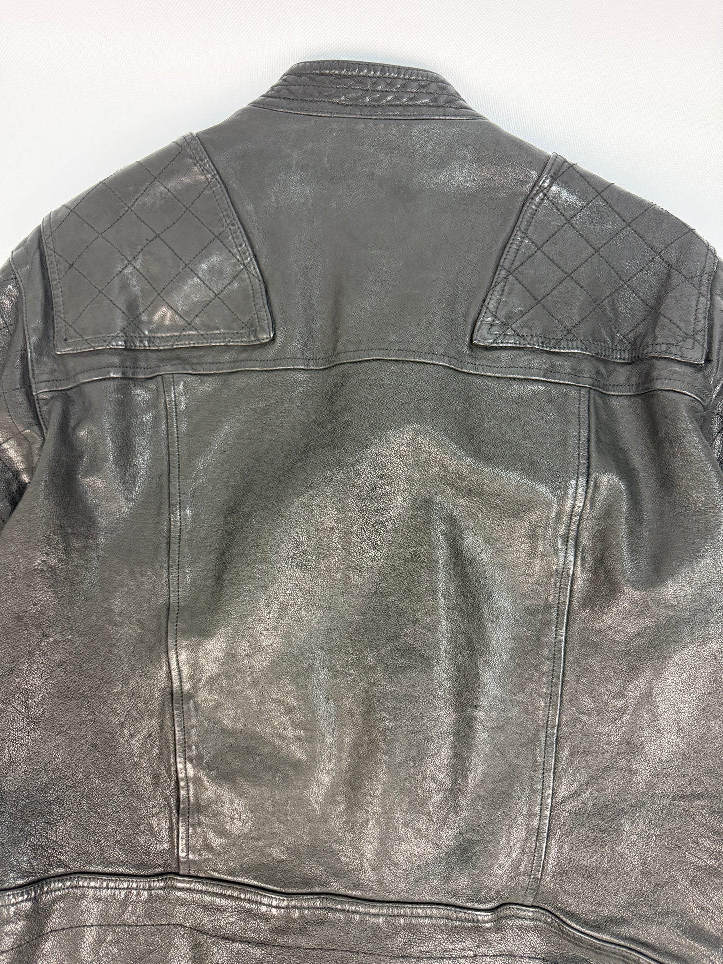 Vintage Neil Barrett Lederjacke schwarz Gr. XL