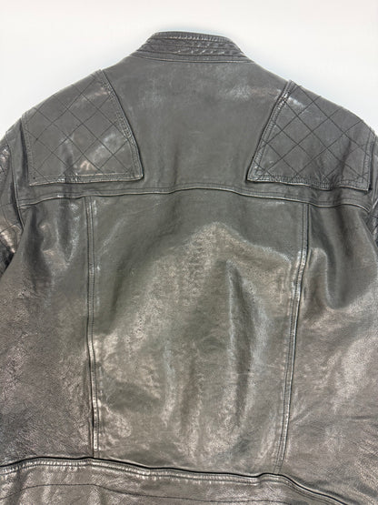 Vintage Neil Barrett Lederjacke schwarz Gr. XL