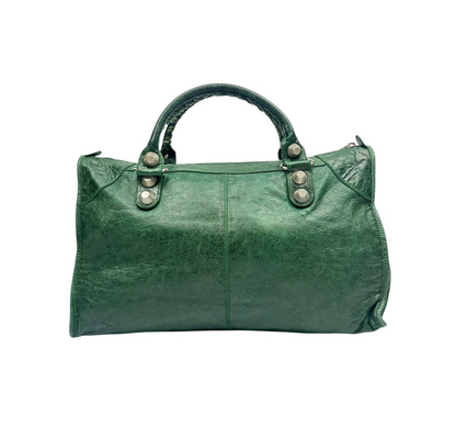 Vintage Balenciaga City bag grün