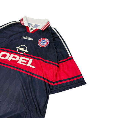 Vintage FC Bayern Fußballtrikot Matthäus dunkelblau Gr. XL