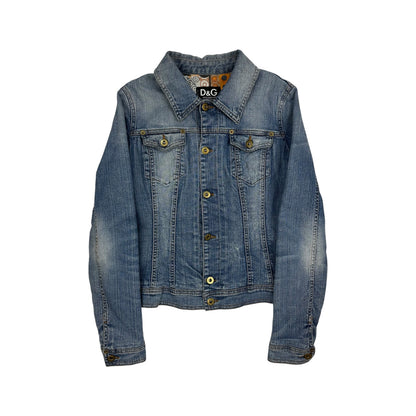 Vintage Dolce & Gabbana Jeansjacke hellblau L