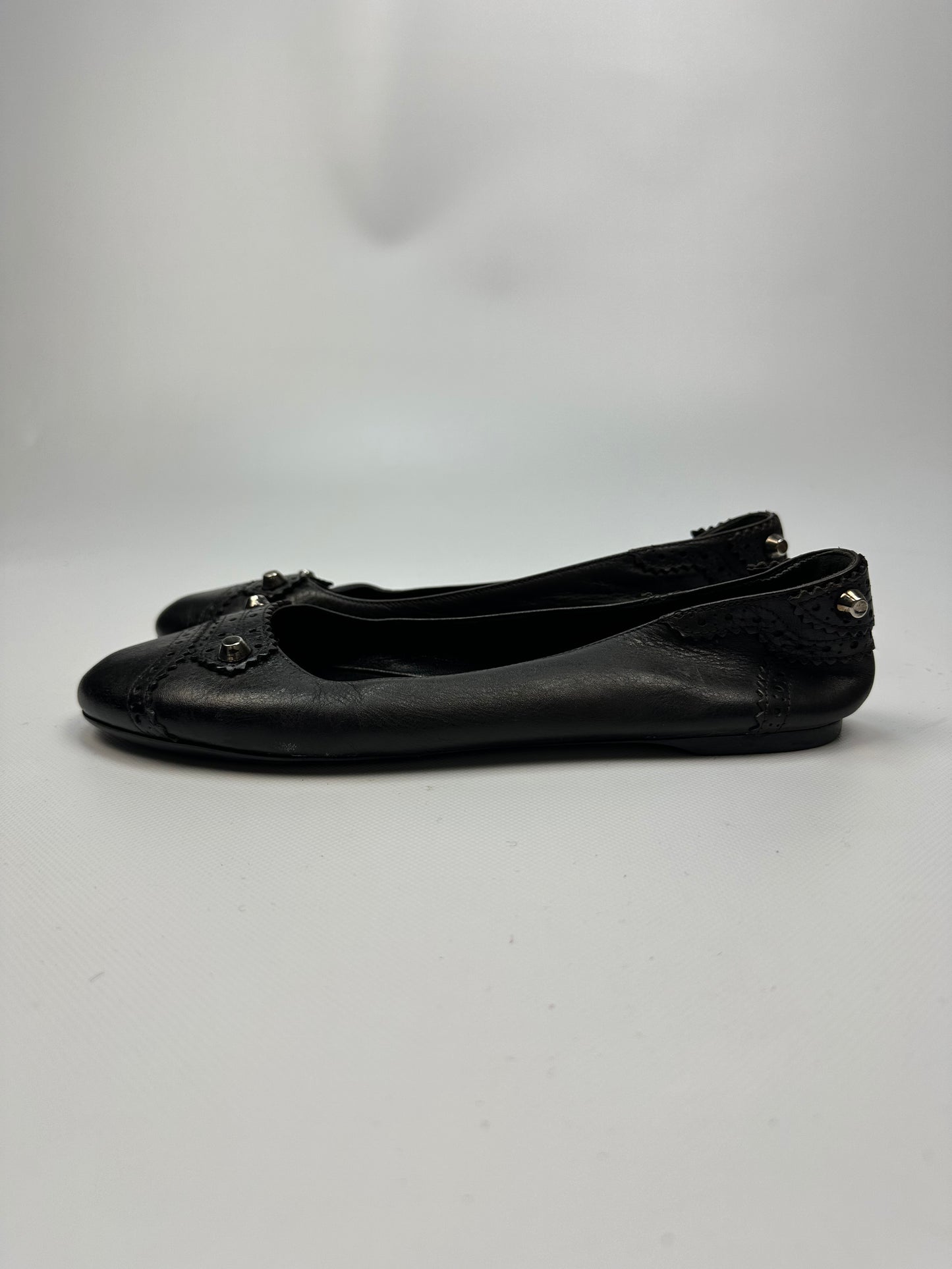 Vintage Balenciaga Ballerinas schwarz Gr. 41