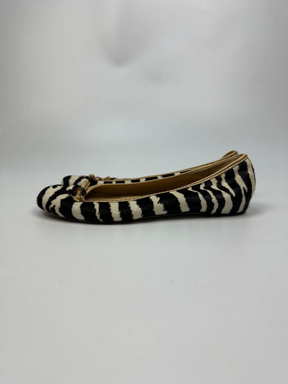 Vintage Gucci Ballerinas schwarz/weiß Gr. 38