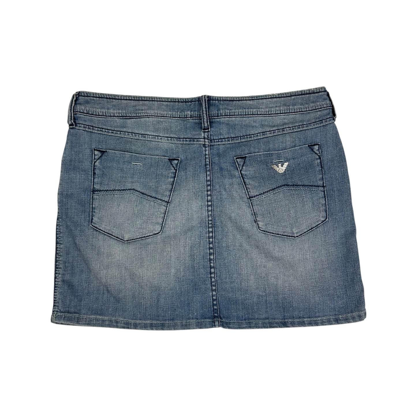 Vintage Armani Jeans Rock blau 46
