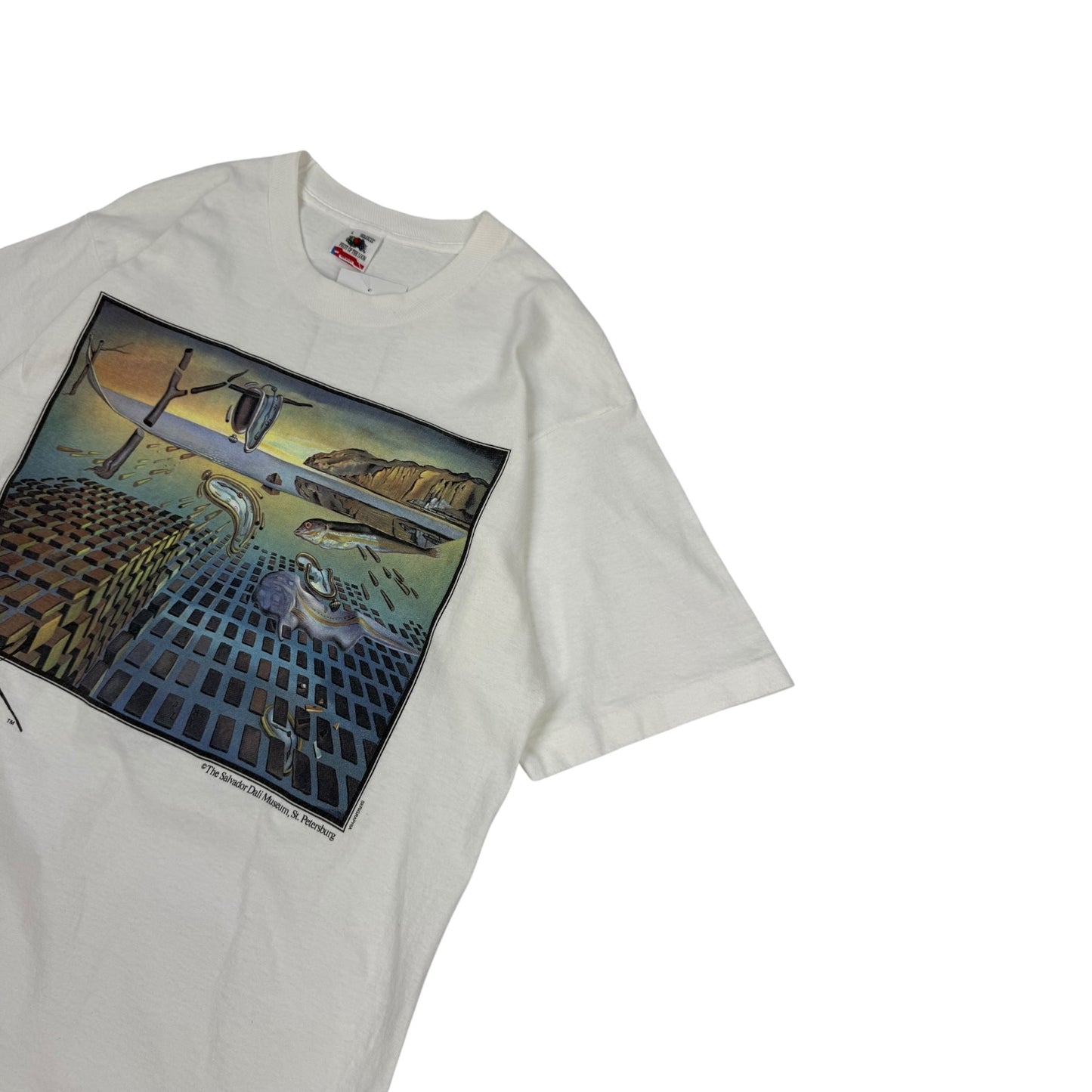 Vintage Salvador Dali T-Shirt weiß L