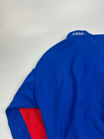 Vintage Adidas F.C. Bayern München Trackjacket blau/rot Gr. L