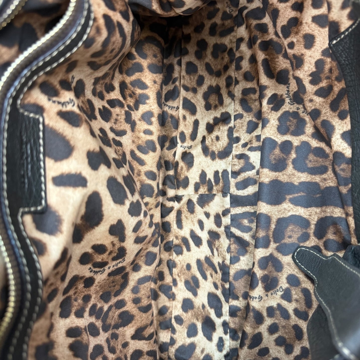 Vintage Dolce & Gabbana Miss Charles Bag braun / Gold
