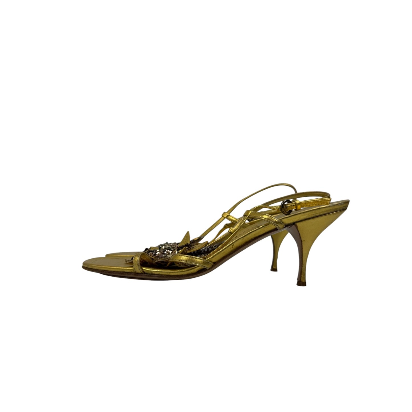 Vintage Miu Miu Heels Gold Gr. 41