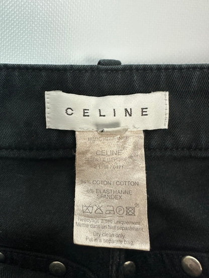 Vintage Celine Jeanshose schwarz Gr. 40