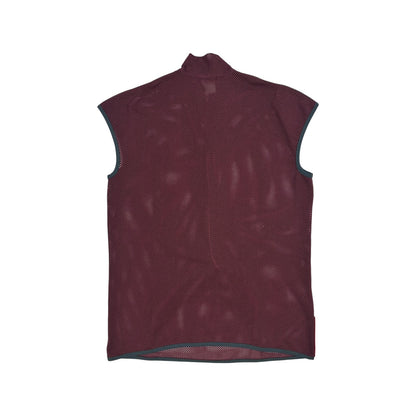 Vintage Prada Mesh Weste rot L