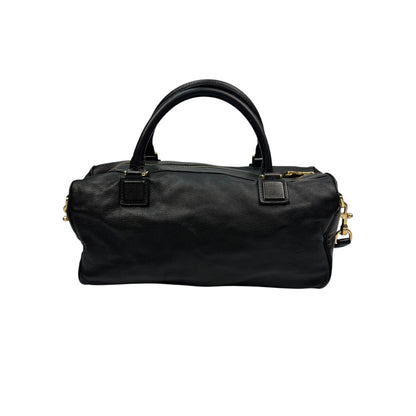 Vintage Loewe Handtasche schwarz