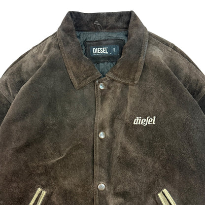 Vintage Diesel Lederjacke braun Gr. L 90s