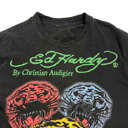 Vintage EdHardy T-Shirt schwarz Gr. M