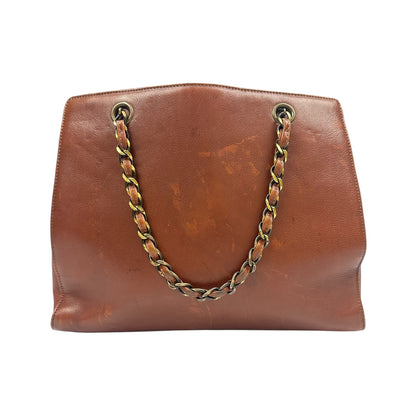 Vintage Chanel Handtasche braun / gold