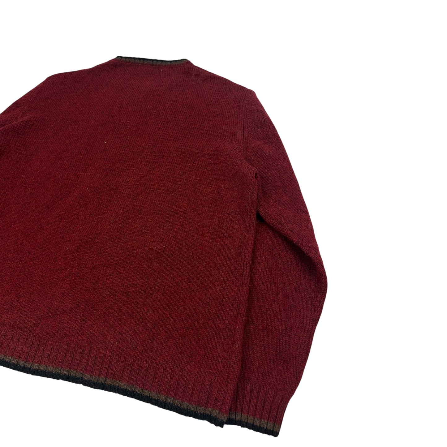 Vintage Burberry Pullover rot 6/L