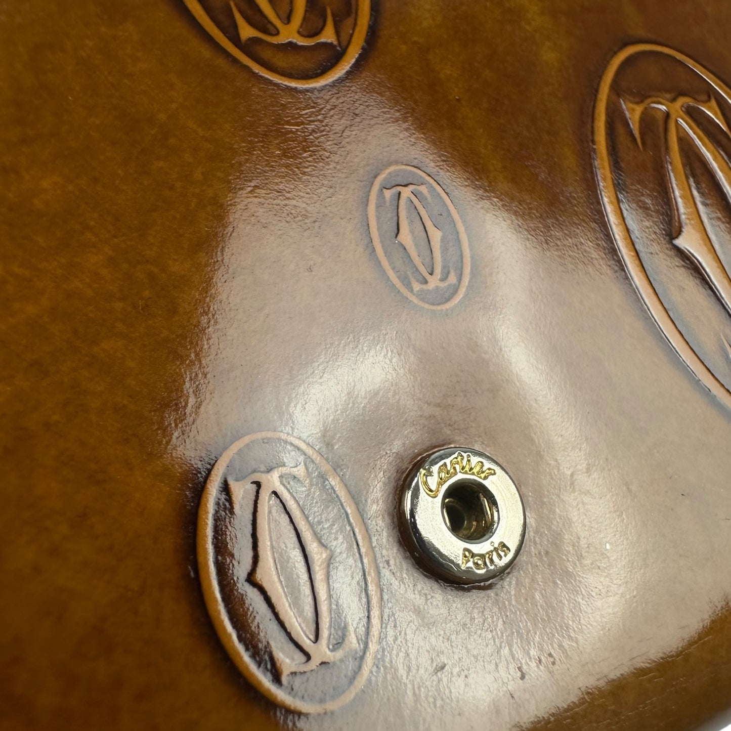 Vintage Cartier Portemonnaie braun