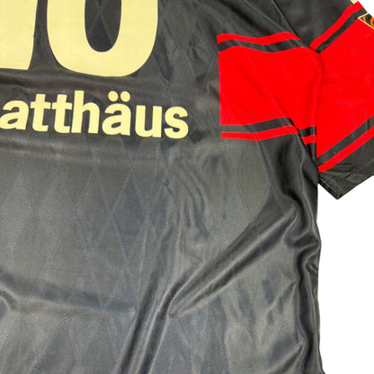 Vintage FC Bayern Fußballtrikot Matthäus dunkelblau Gr. XL