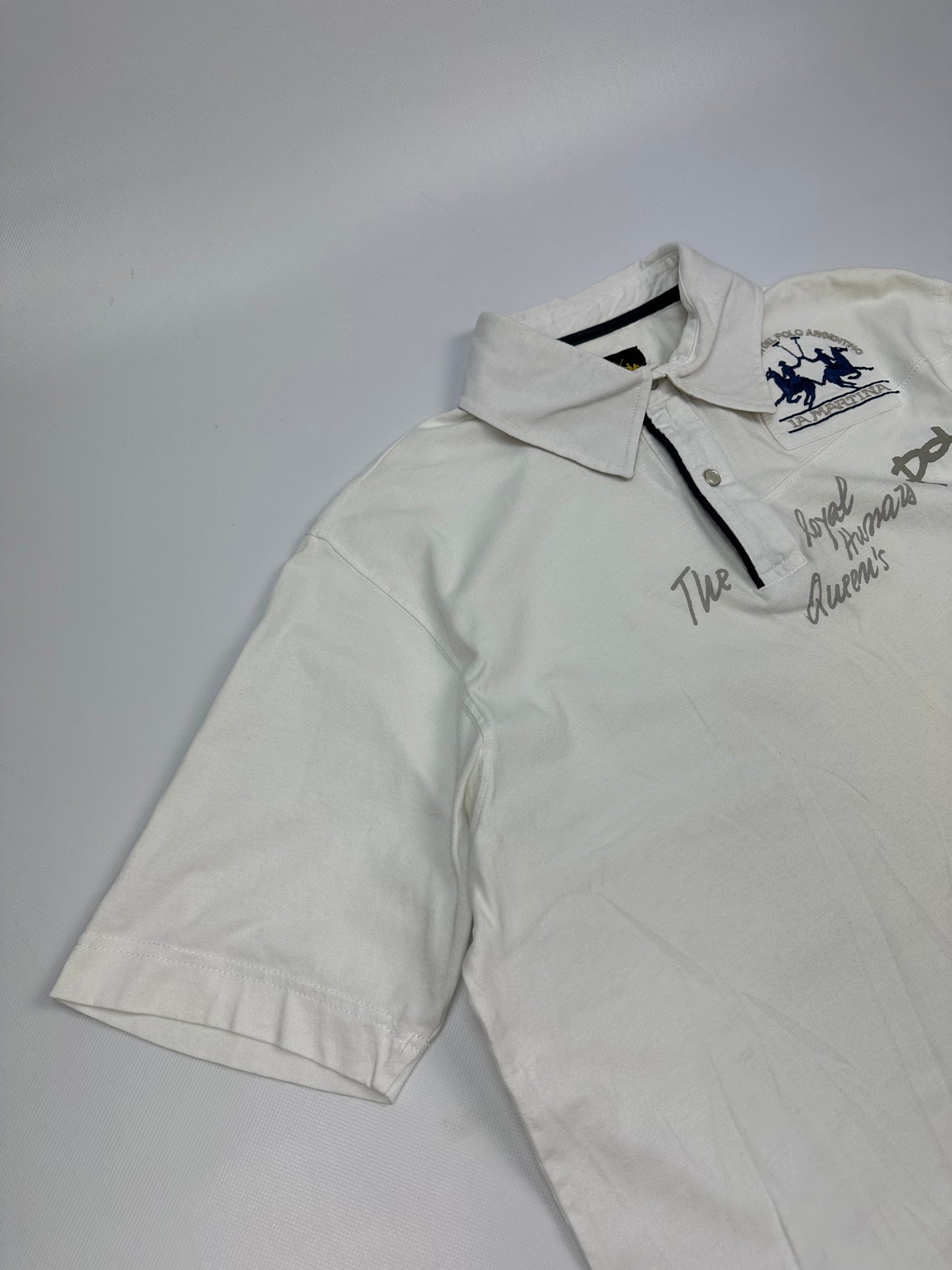 Vintage La Martina Polohemd weiß XXL