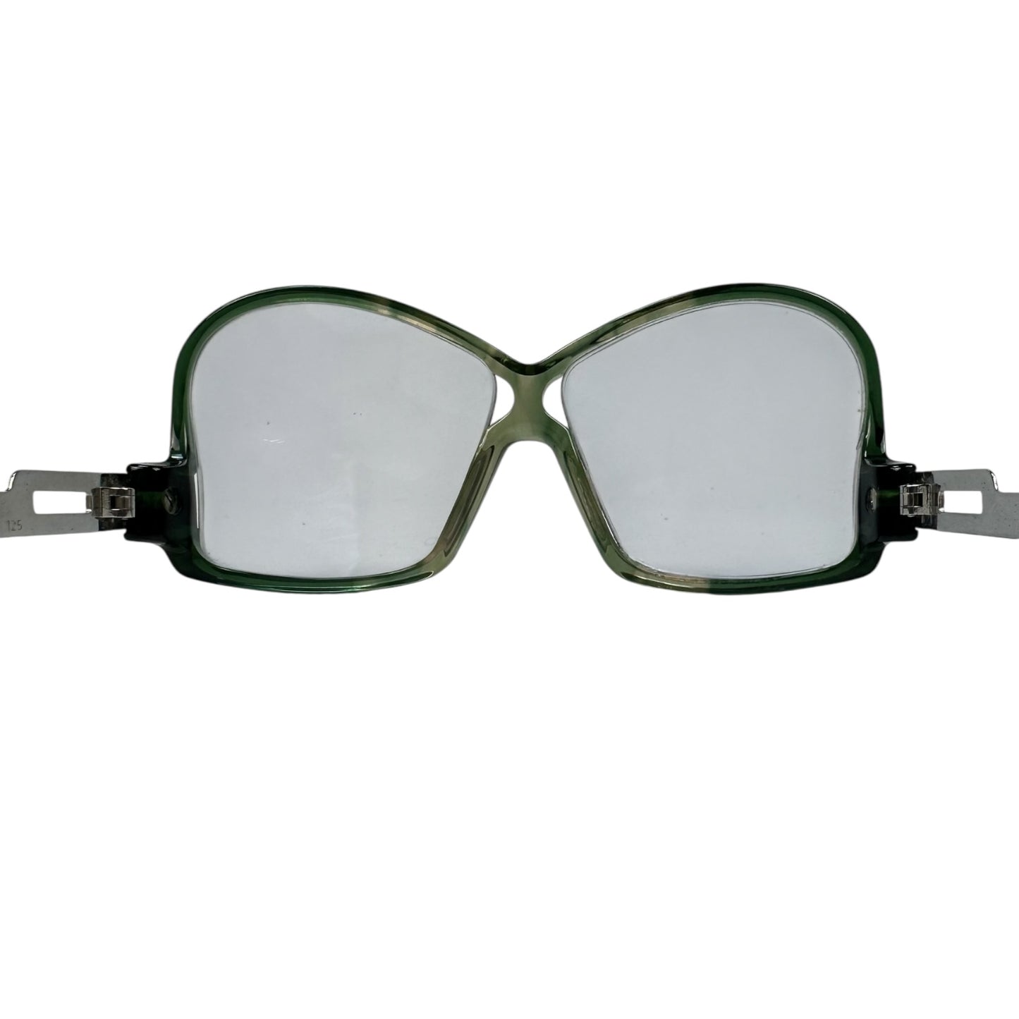 Vintage Cazal Brille silber / grün