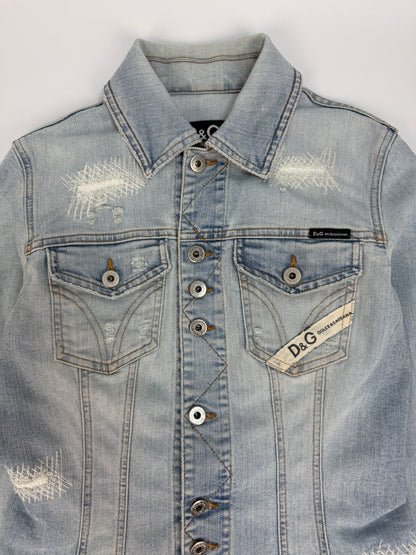 Vintage Dolce & Gabbana Jeansjacke hellblau Gr. S