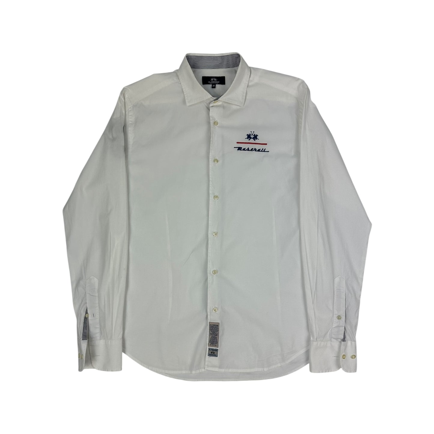 Vintage La Martina x Maserati Hemd weiß M