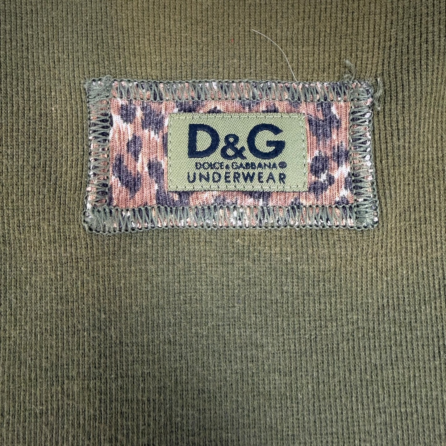 Vintage Dolce & Gabbana Top dunkelgrün Gr. M