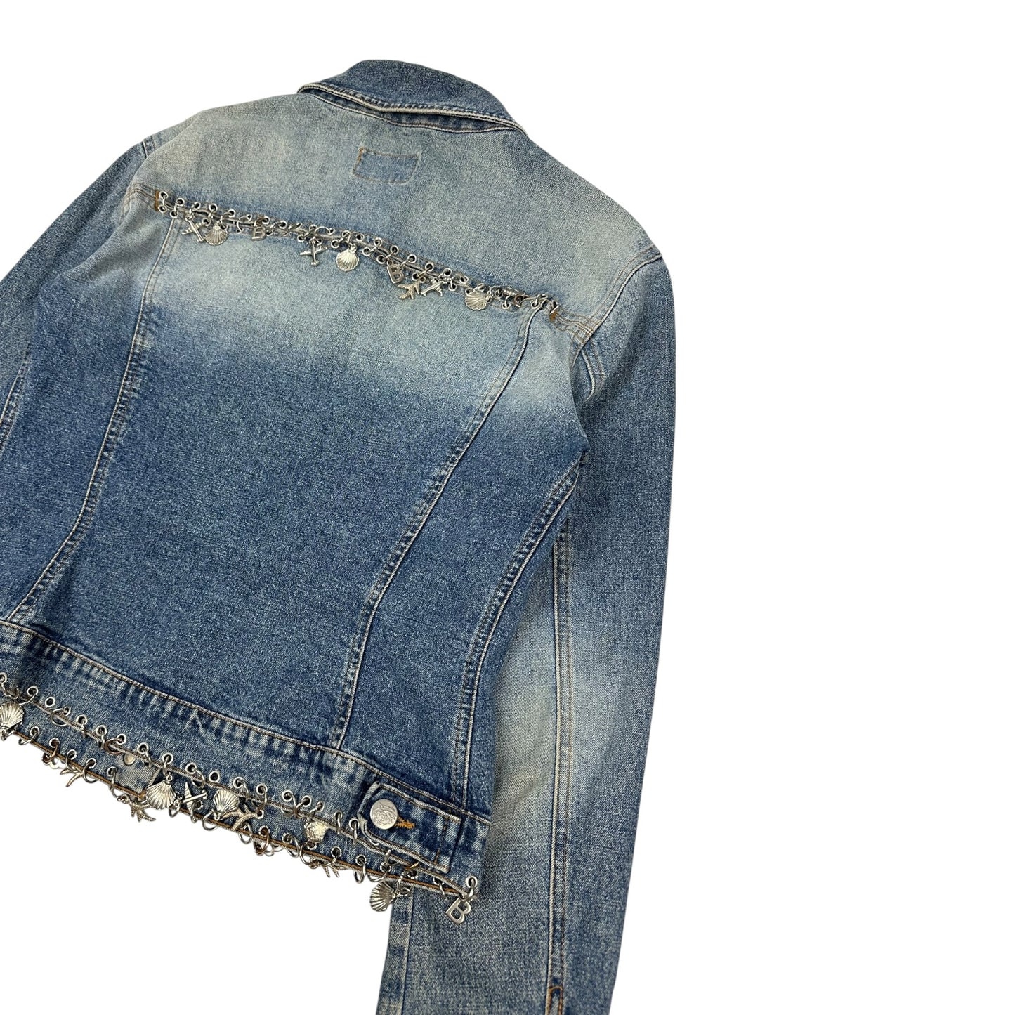 Vintage Blumarine Jeans Jacke blau Damen S