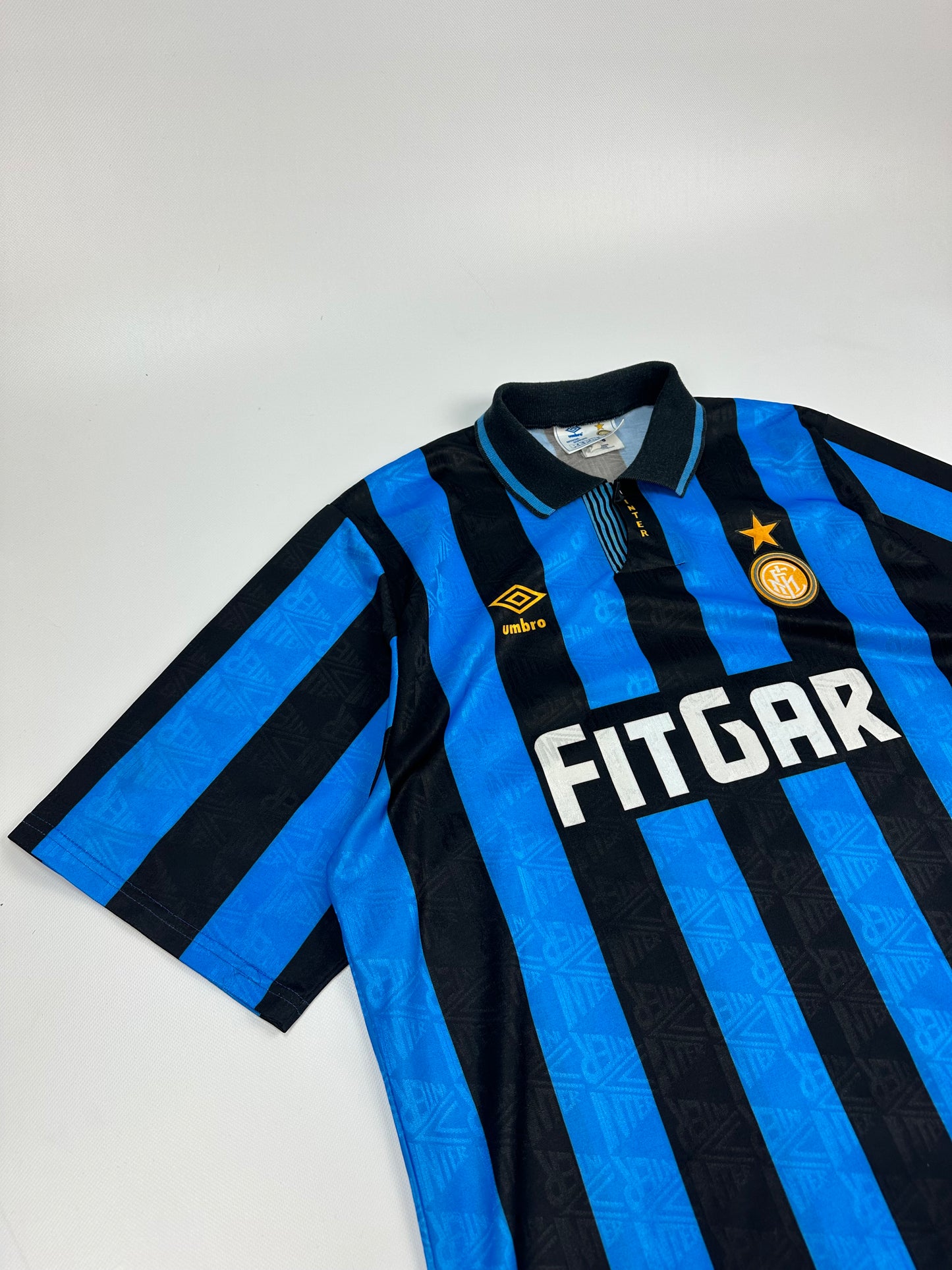 Vintage Umbro Inter Milan Jersey schwarz/blau Gr. M